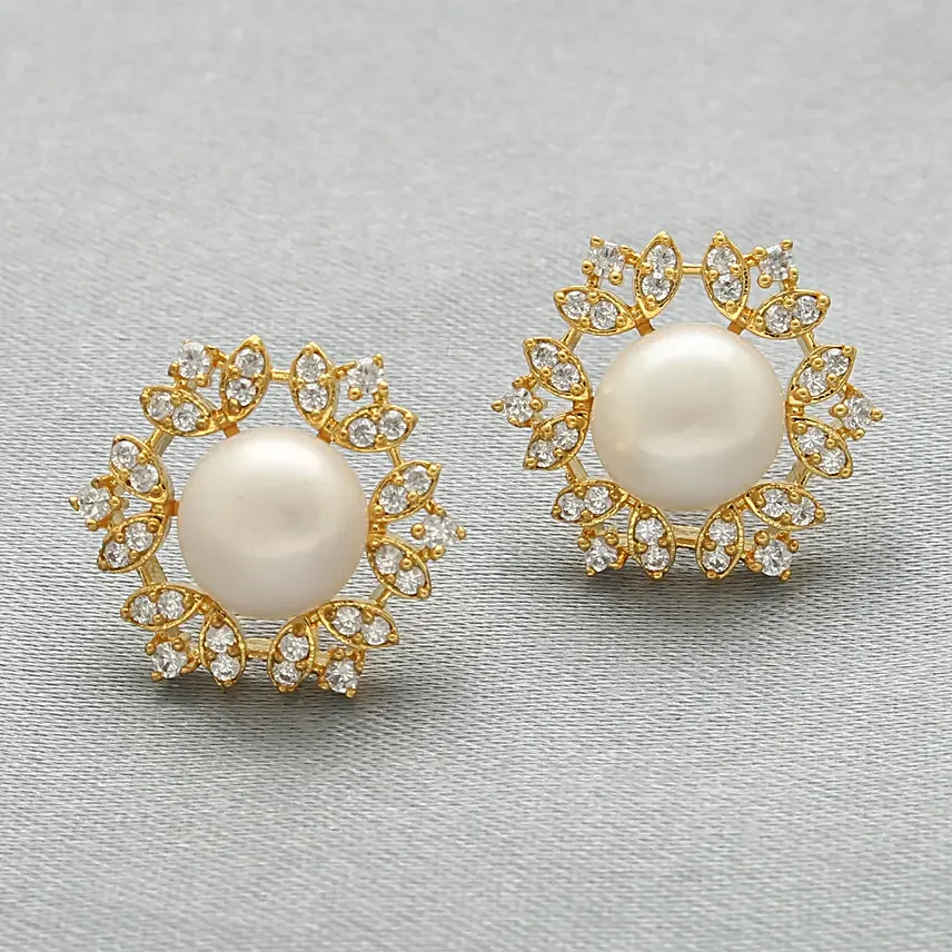 Moonlit Pearl Earrings
