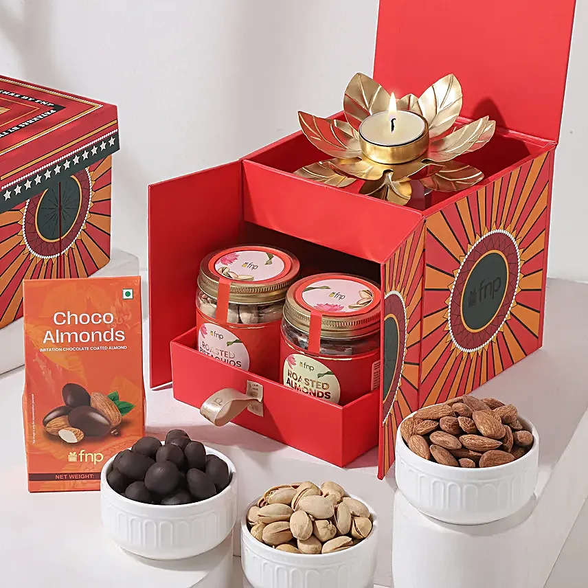 Diwali Dryfruit N Glow Hamper