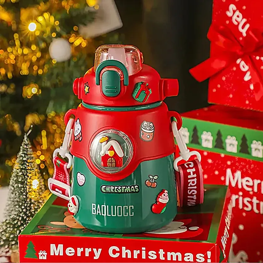 DIY Christmas Kids Water Bottle