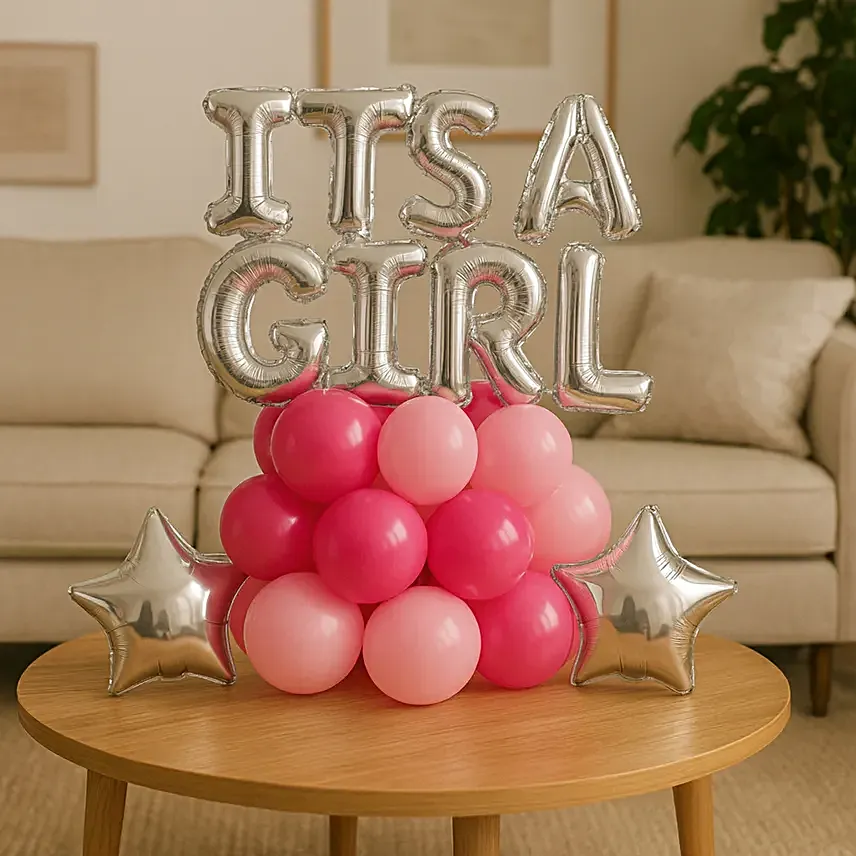 It’s a Girl Celebration Balloon Bouquet