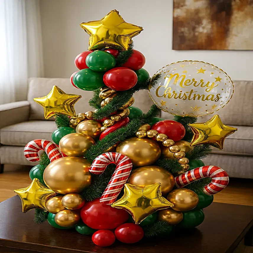 Holiday Xmas Cheer Balloon Decor