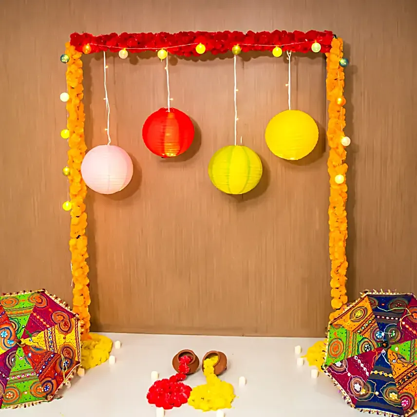 Ganesh Chaturthi Celebration Decor Set