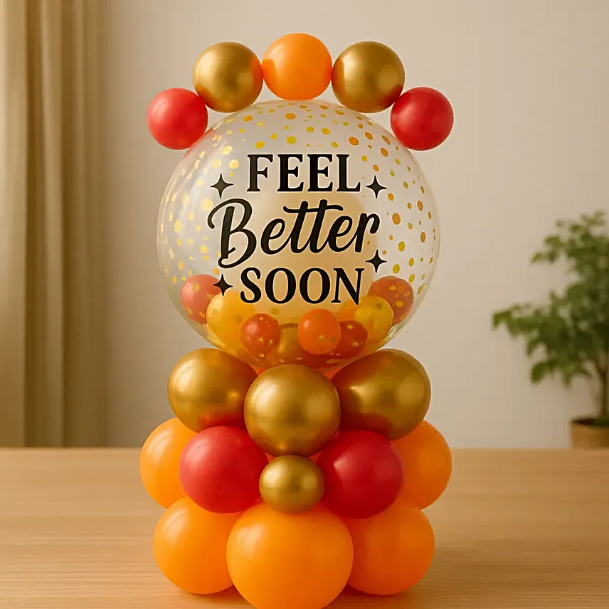 Cheerful Get Well Balloon Bouquet