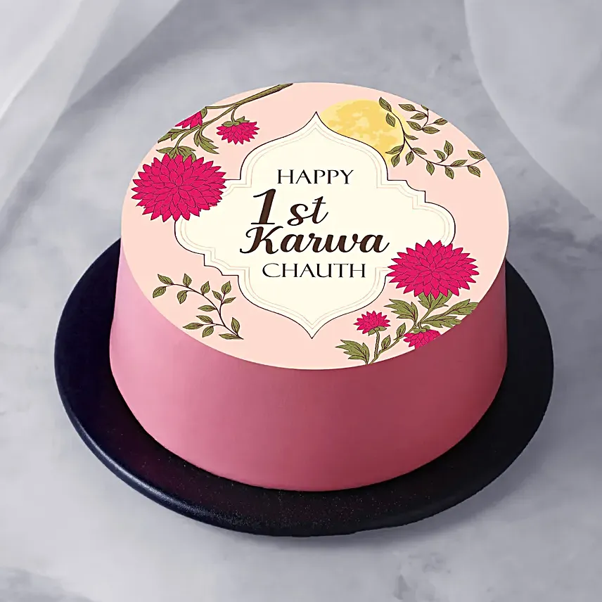 1st Karwa Chauth Chocolate Bento Cake