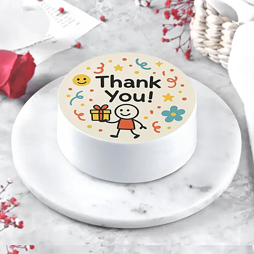 Sweet Chocolate Thank You Cake: 500g