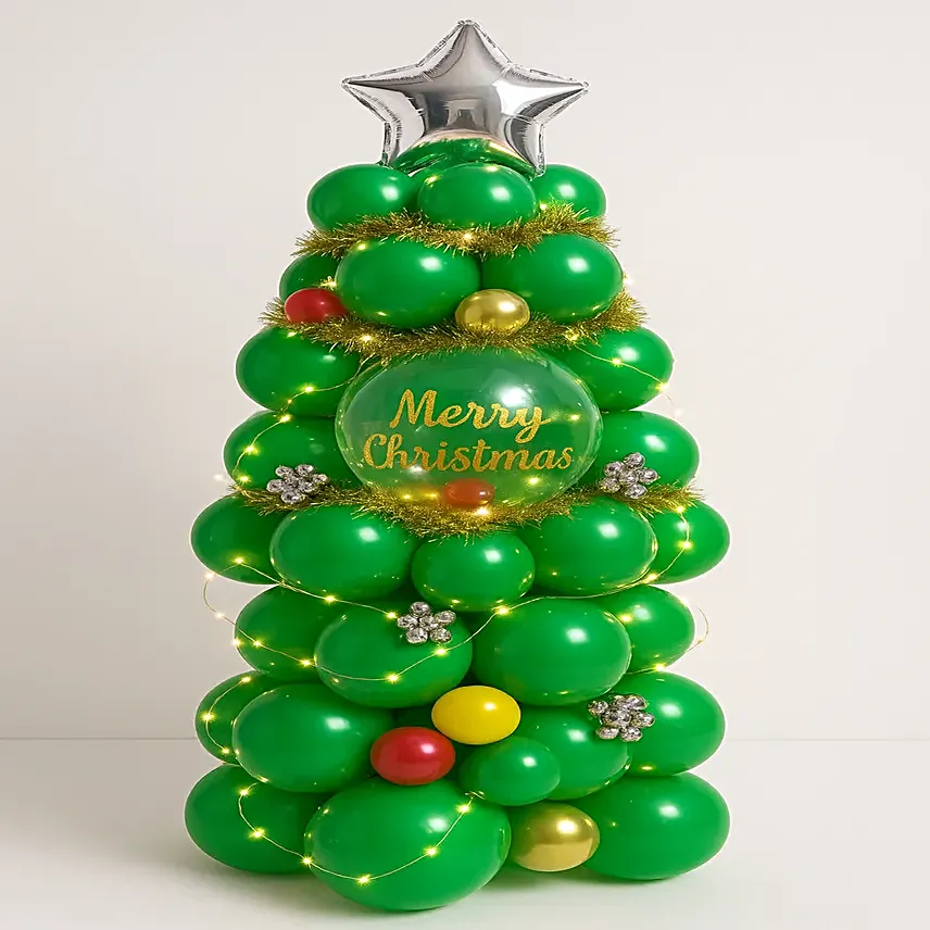 Christmas Sparkle Balloon Setup