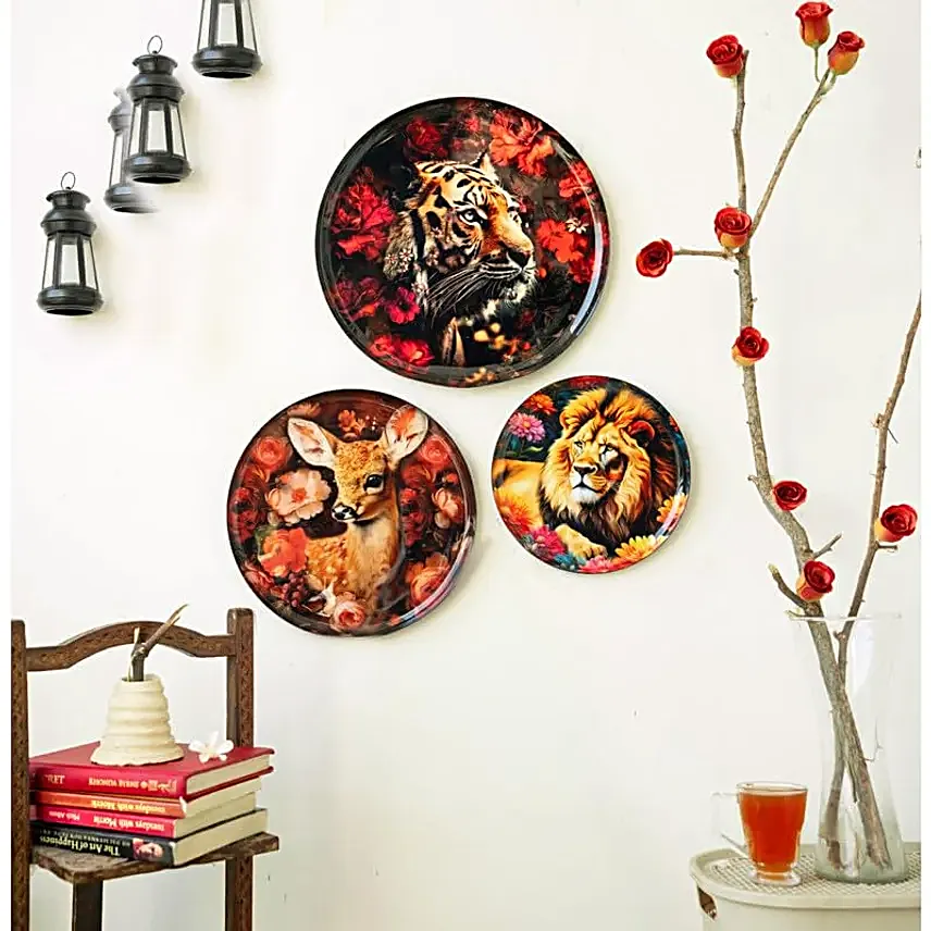 Ritualistic Folk Inspired Wall Accent Plate