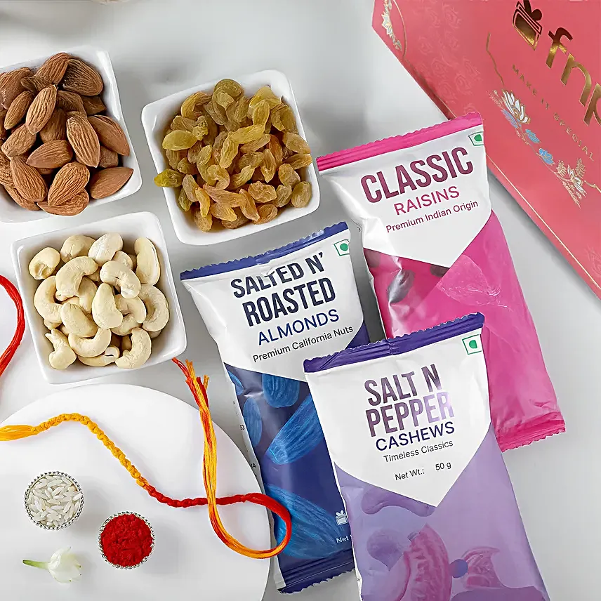 Bhai Dooj Festive Nuts n Ritual Hamper