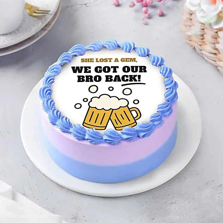 Boys Night Chocolate Breakup Cake 1 Kg