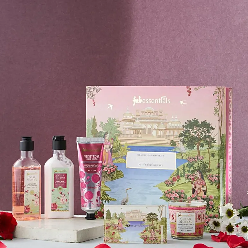 Fab Essentials Luxe Care Bath and Body Gift Set