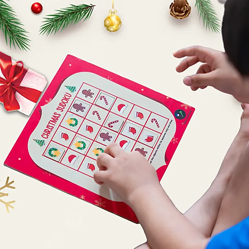 Christmas Sudoku Puzzle Set for Kids