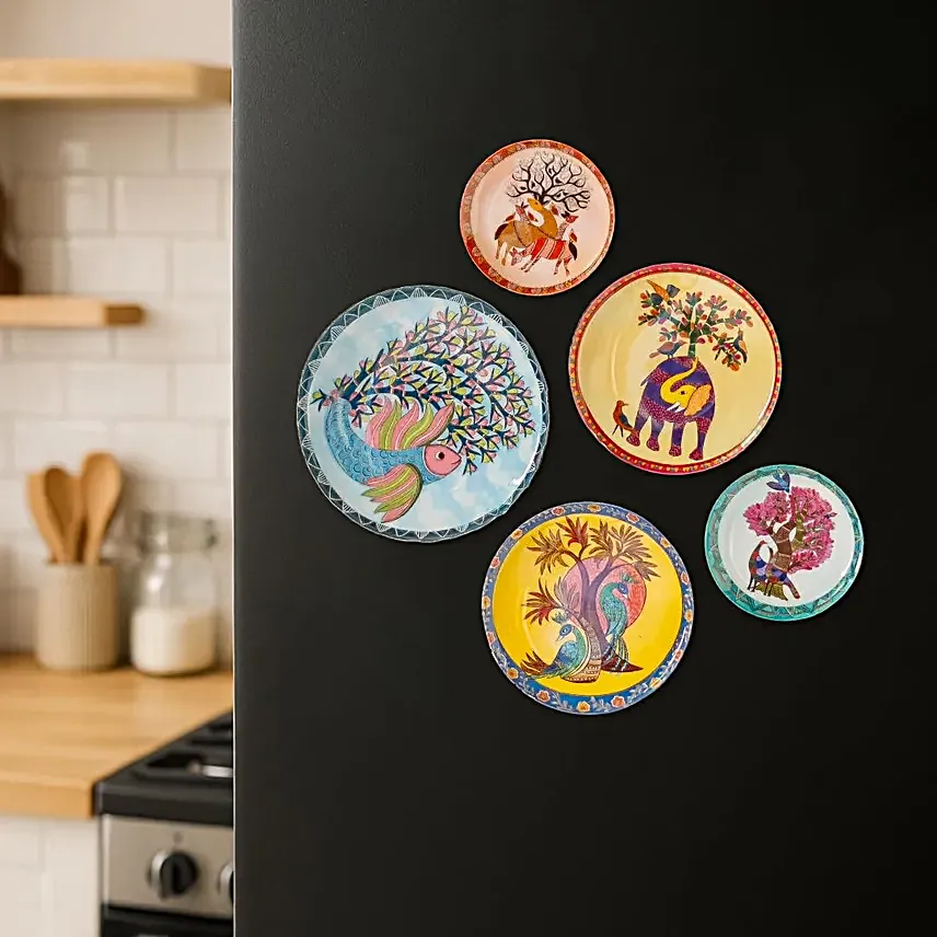 Ritualistic Cheerful Metal Fridge Magnet Gift